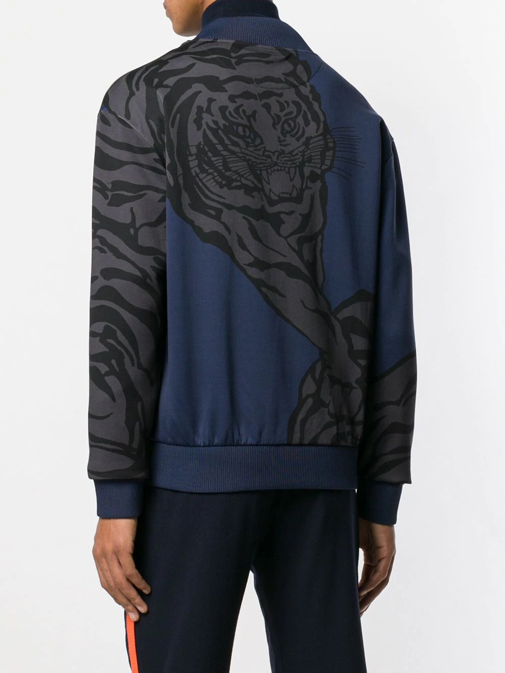 tiger print bomber jacket - 4