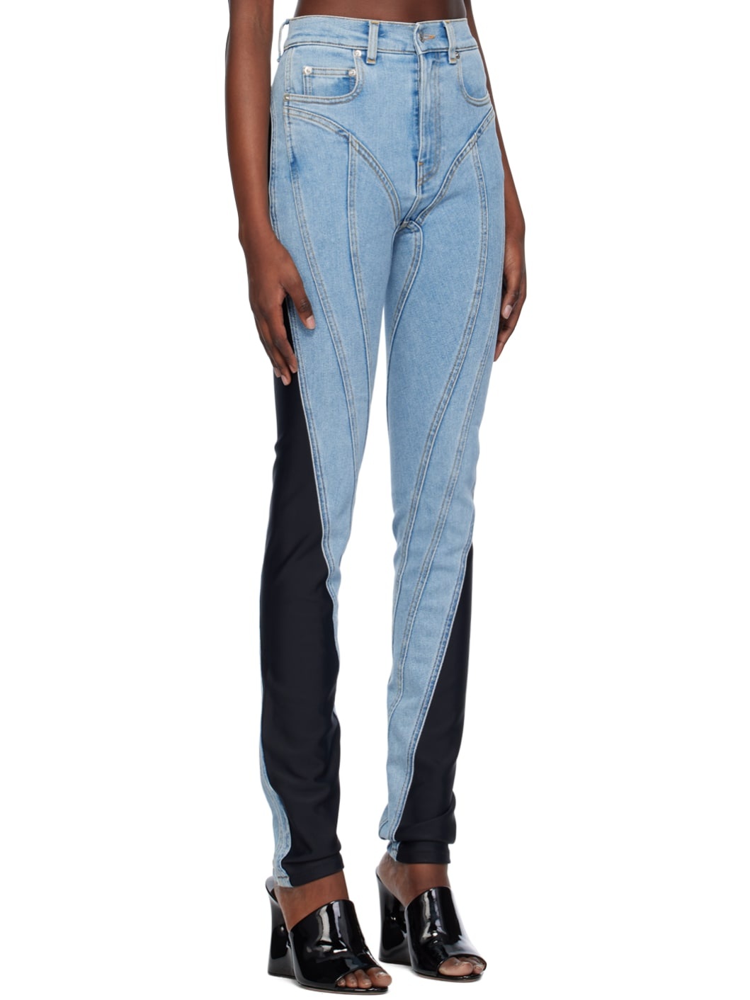 Blue Spiral Jeans - 2