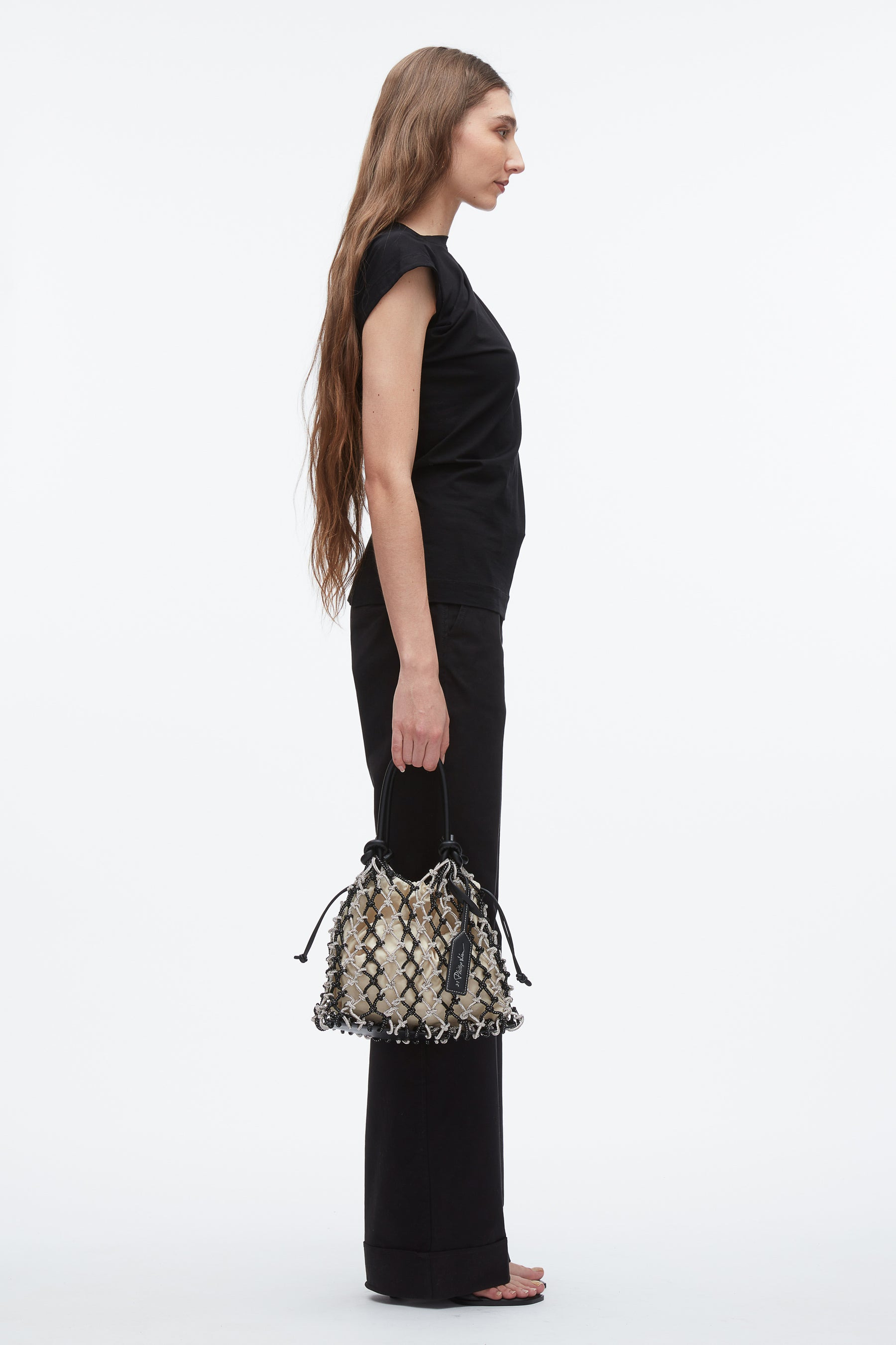 Crystal Macrame Mini Sac - 6
