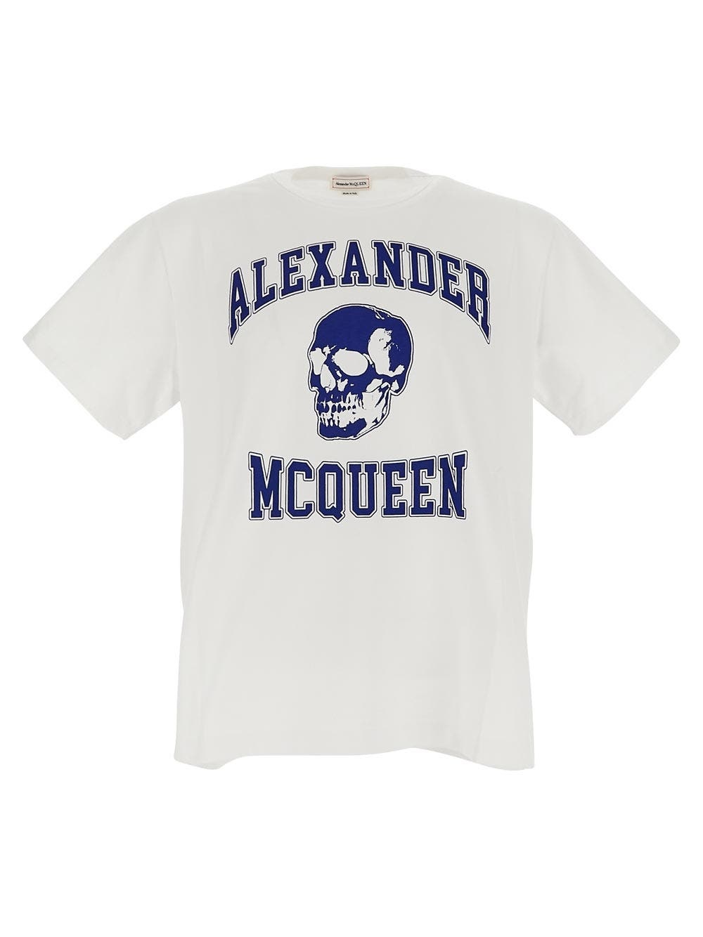 Alexander McQueen Varsity T-Shirt | oluxury | REVERSIBLE