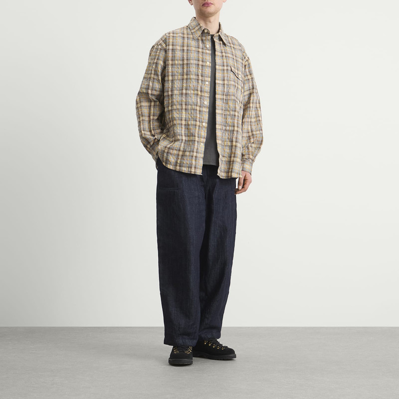 FrizmWORKS FrizmWORKS Uneven Check Shirt outlook