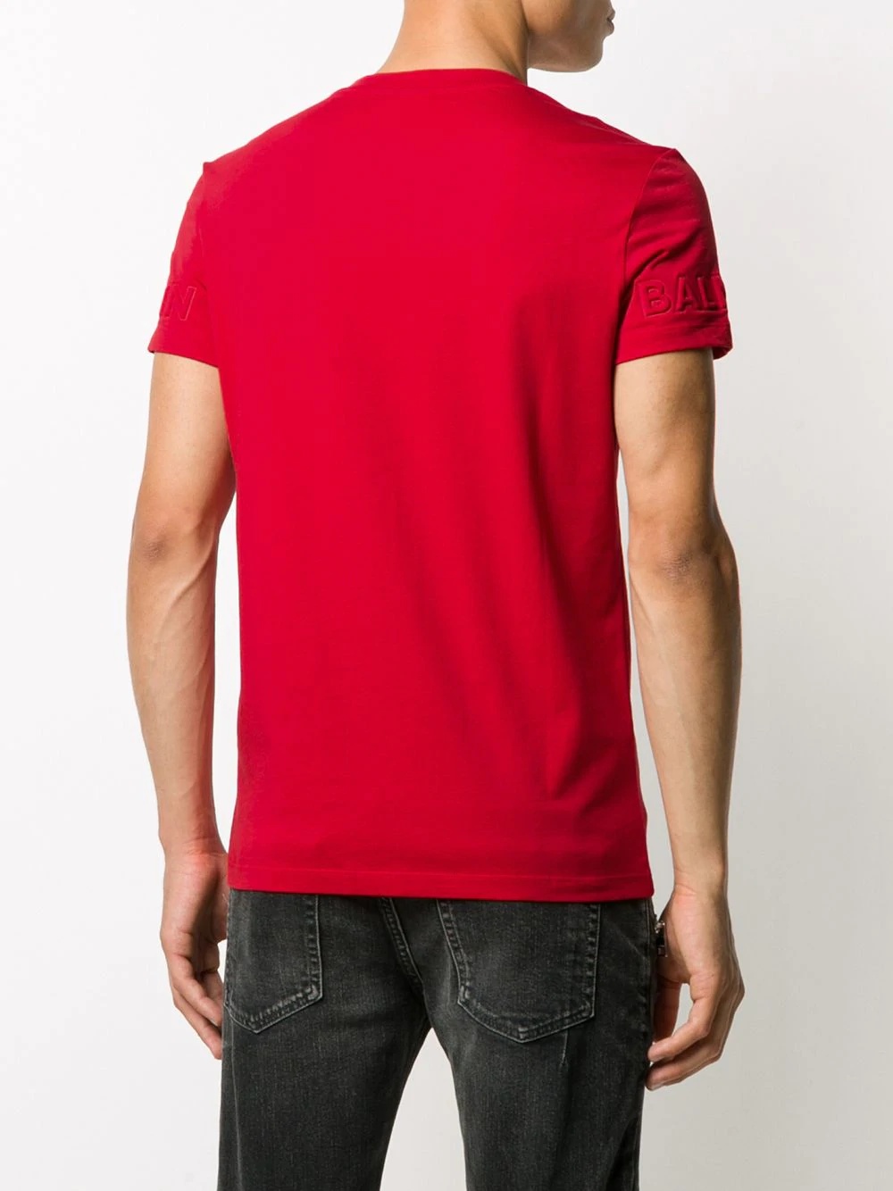 embroidered logo T-shirt - 4