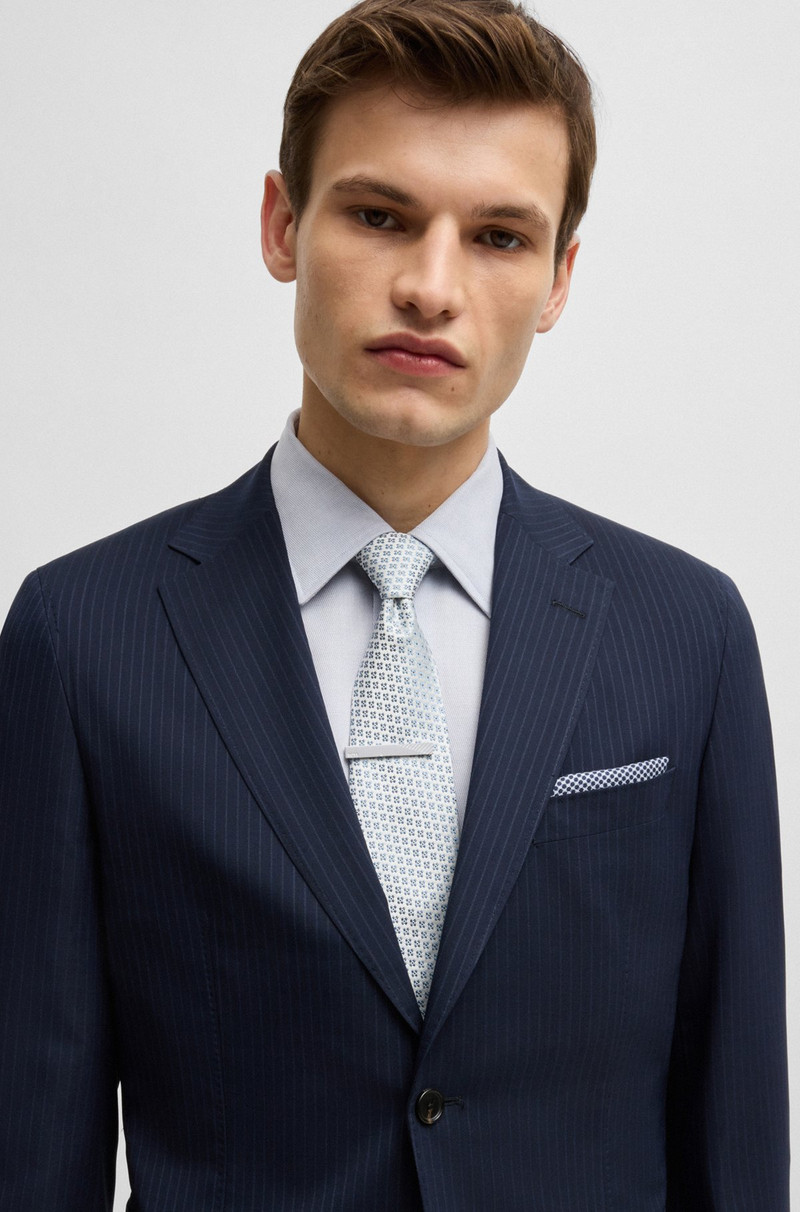 BOSS JACQUARD-PATTERN TIE IN ITALIAN-MADE SILK outlook