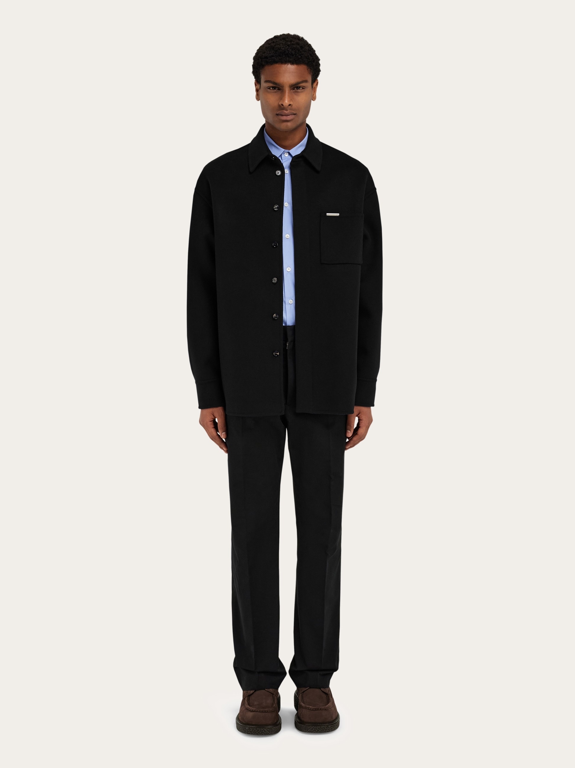 Cashmere-blend overshirt - 9