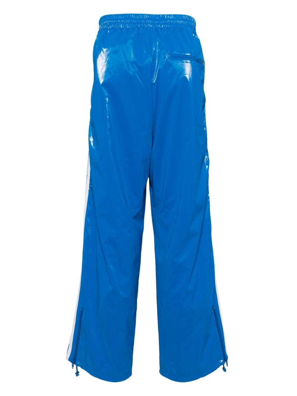 Laminate Track embroidered track pants - 2