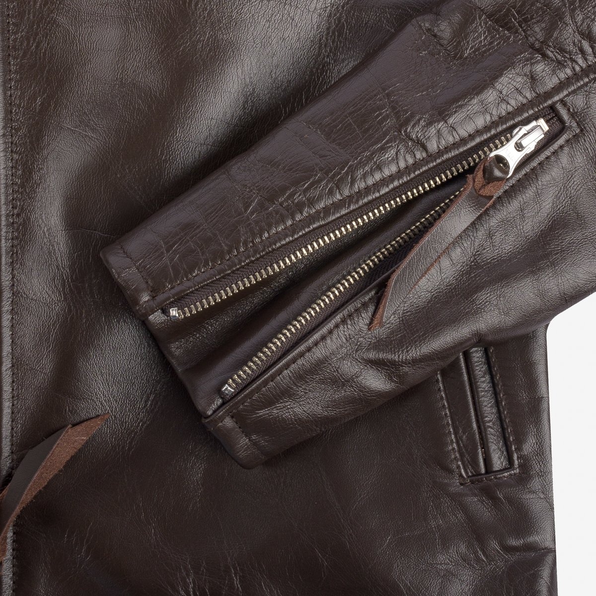 IHJ-129-BRN Japanese Horsehide Rider's Jacket - Brown - 12