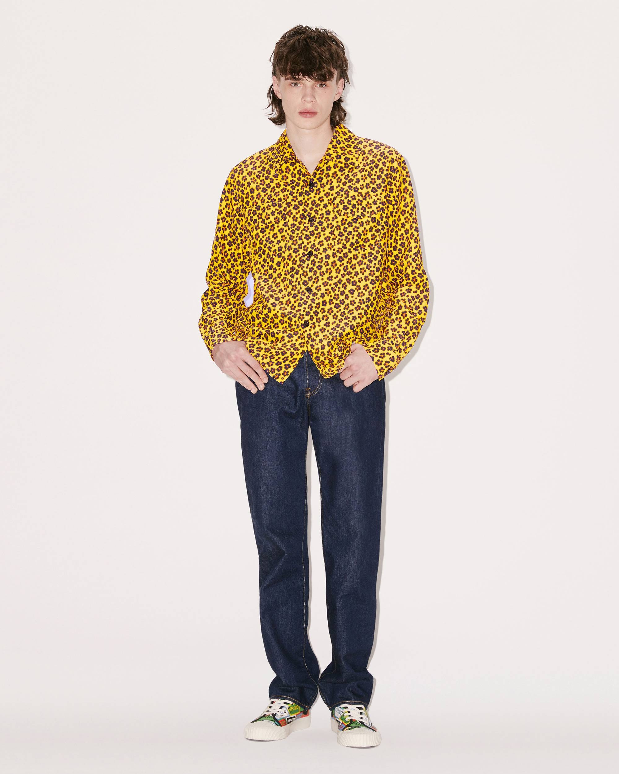 'Hana Leopard' casual shirt - 3