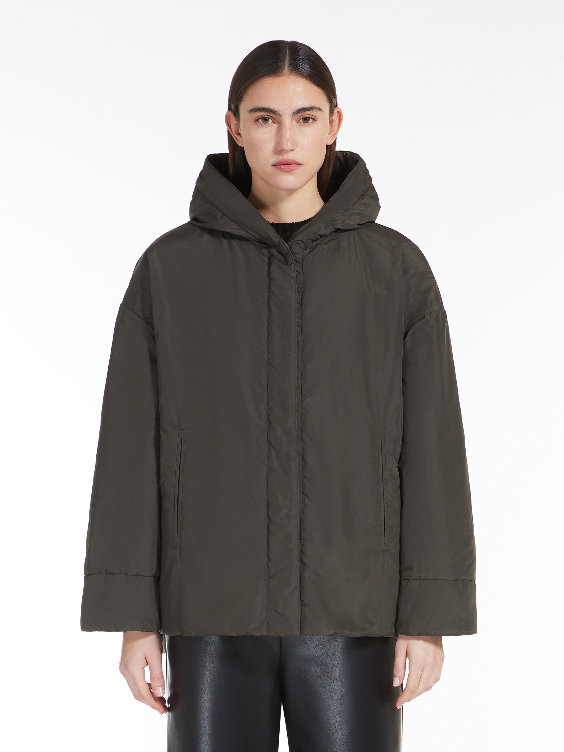 GREENMO Reversible technical canvas padded sweatshirt - 6