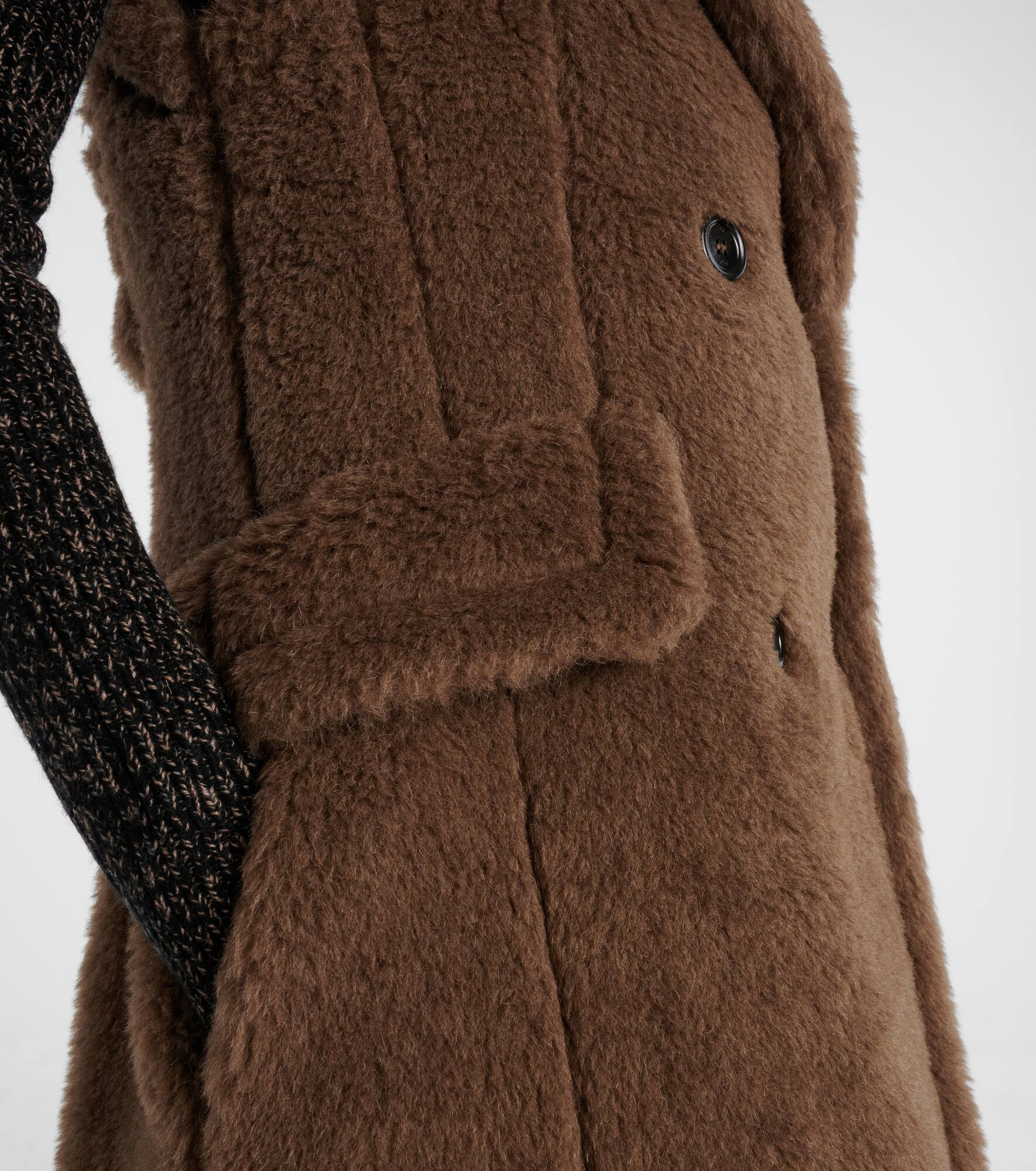 Alpaca, wool, and silk Teddy coat - 5