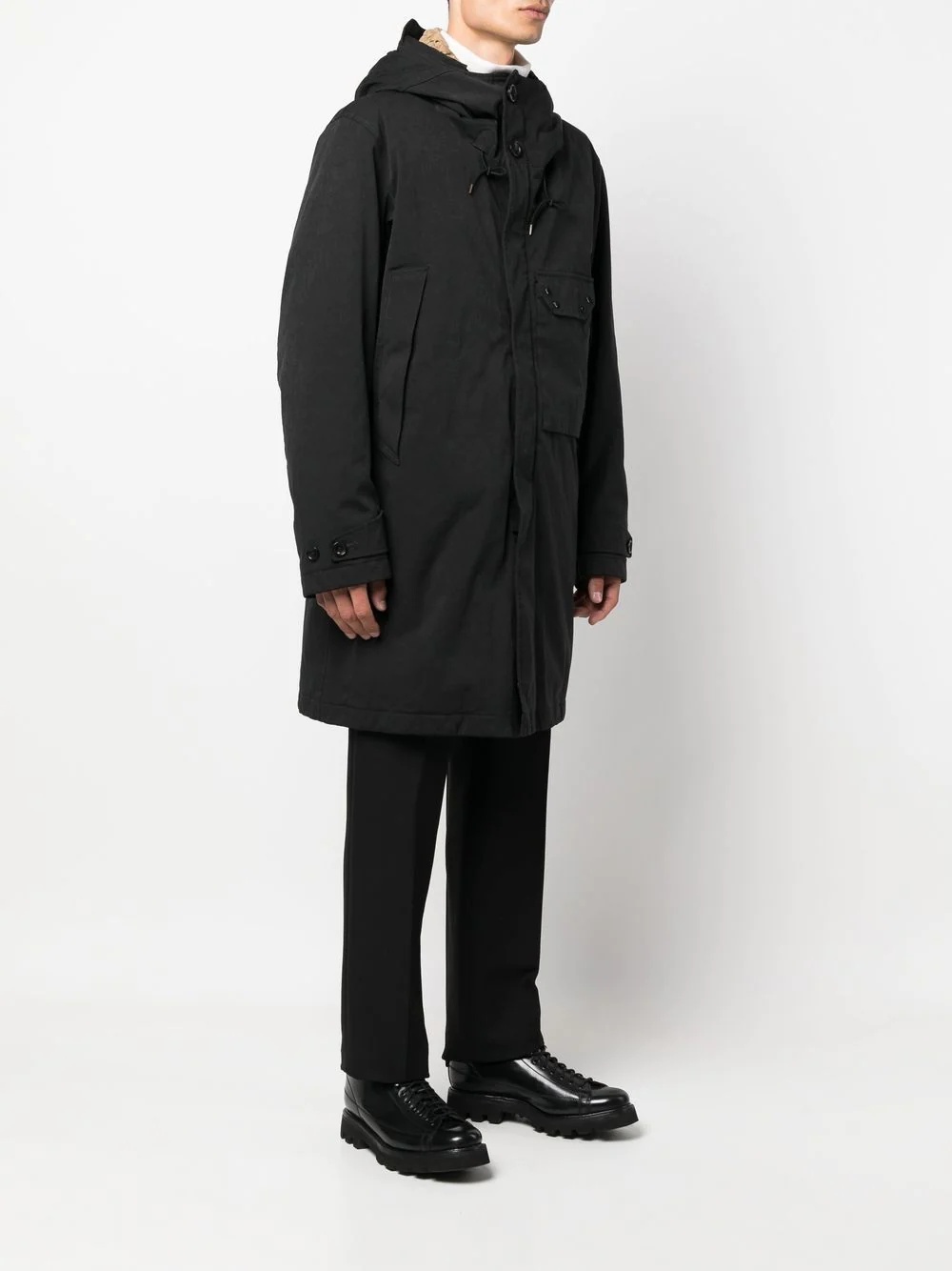 hooded padded parka - 3