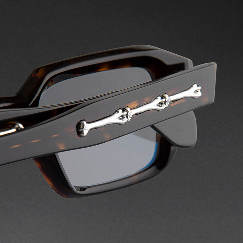 THE GREAT FROG BONES LINK SQUARE OPTICAL GLASSES 5