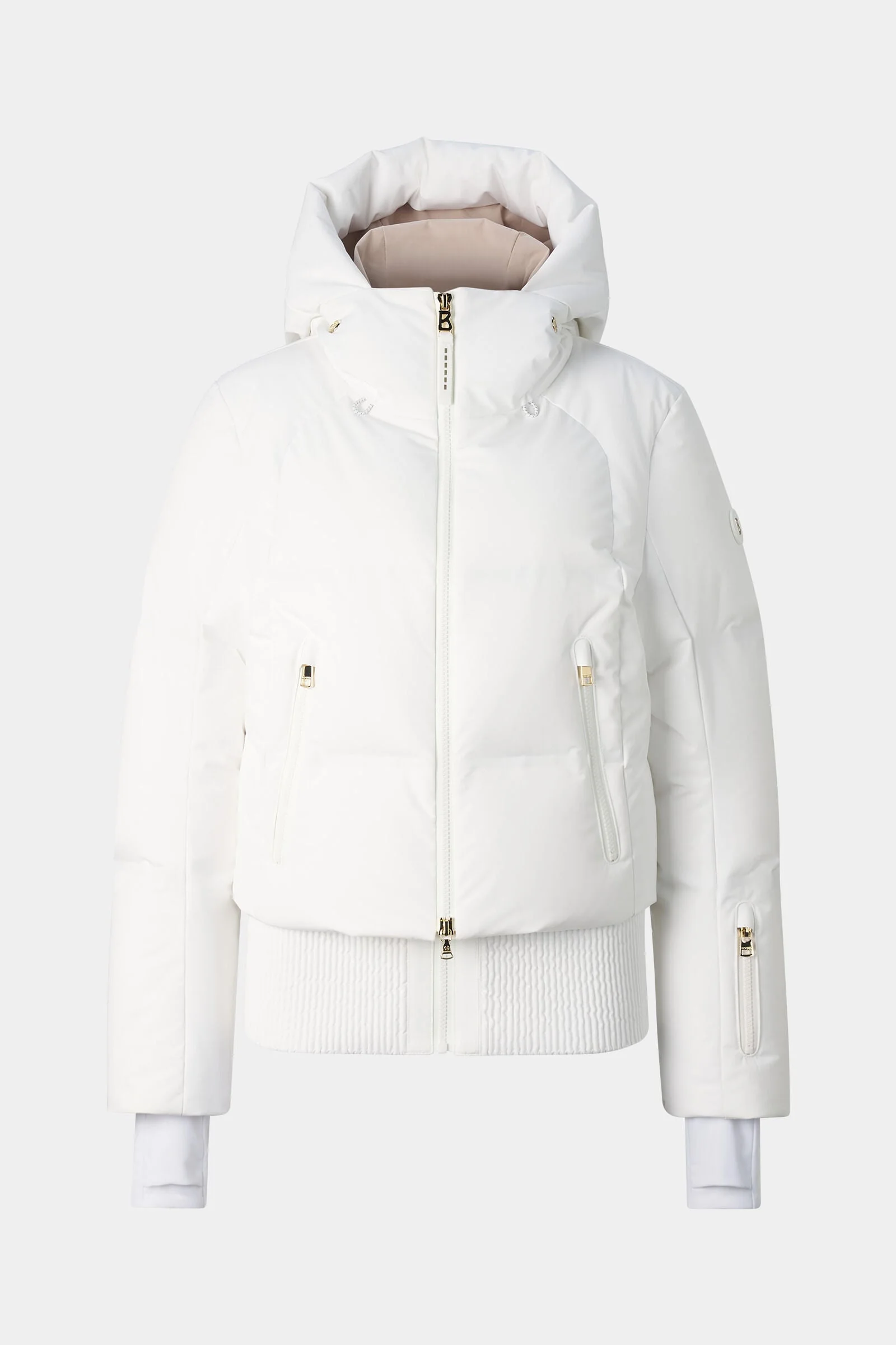 Dea Down Ski Jacket in Off-White - 1