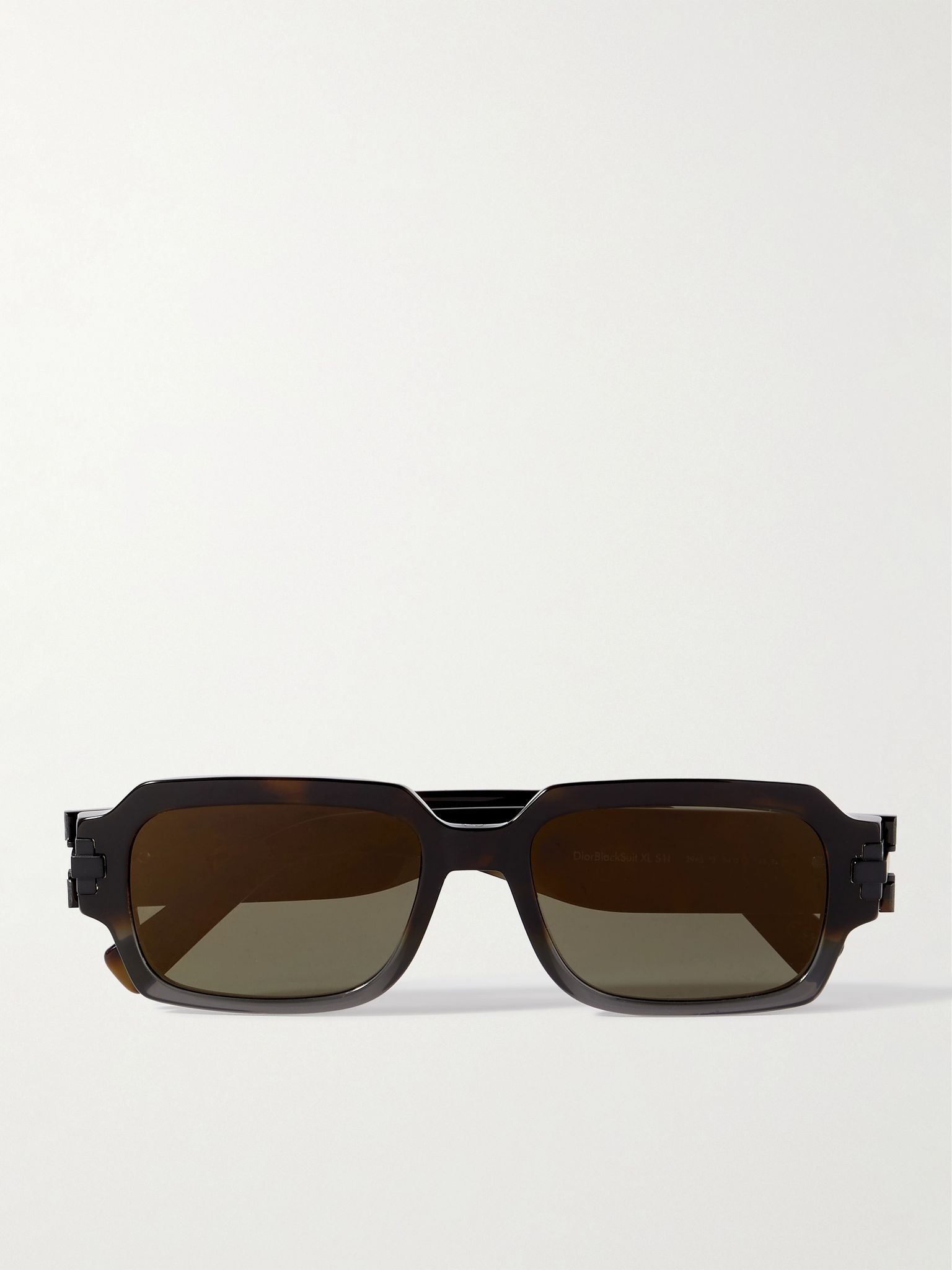 DiorBlackSuit XL S1I Square-Frame Tortoiseshell Acetate Sunglasses Tortoiseshell - 1