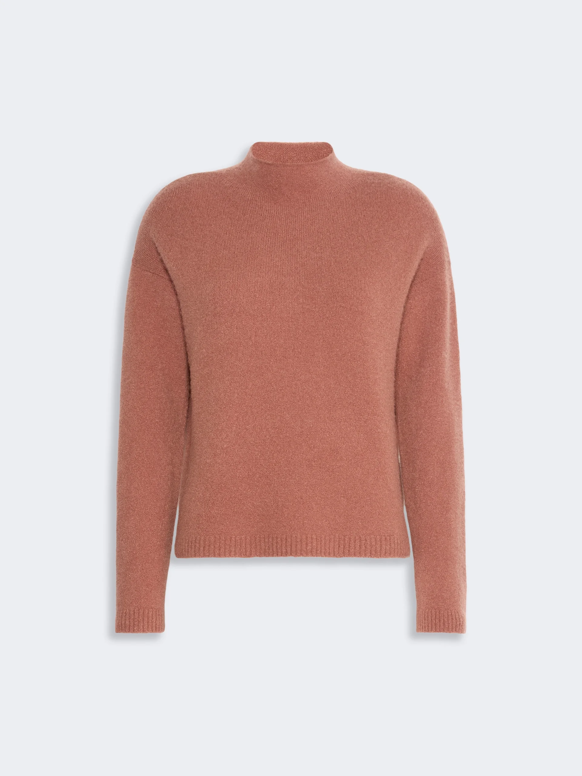 ZODIACO Relaxed-cut cashmere yarn sweater - DARK PINK - 1