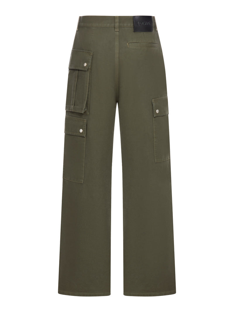 Loewe Men Cotton Cargo Pants - 2