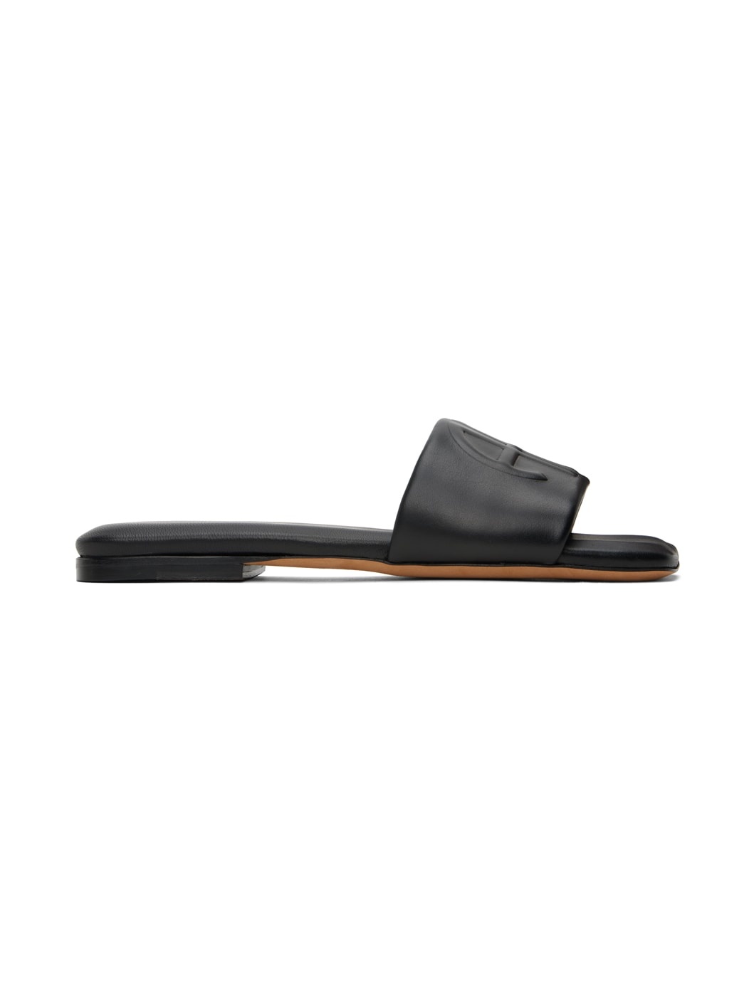 Black Ria Slides - 1