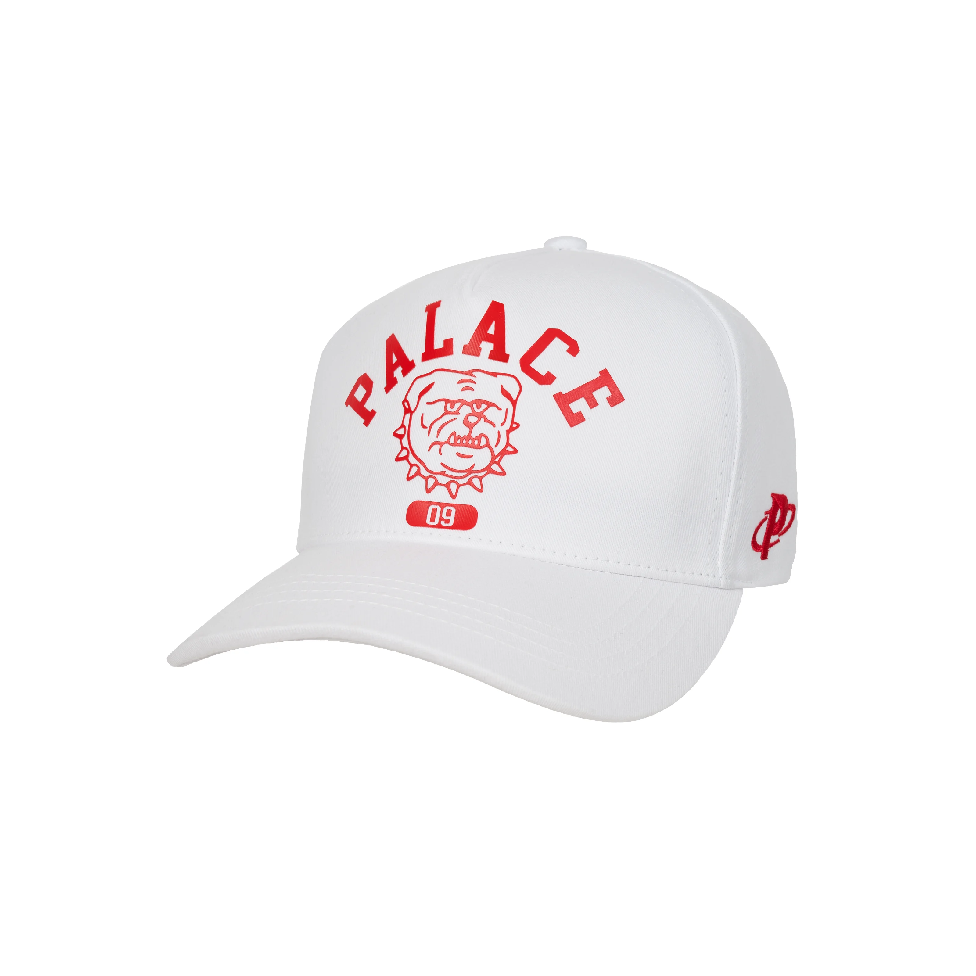 BULLDOG P FRAME 5-PANEL SNAPBACK WHITE - 1