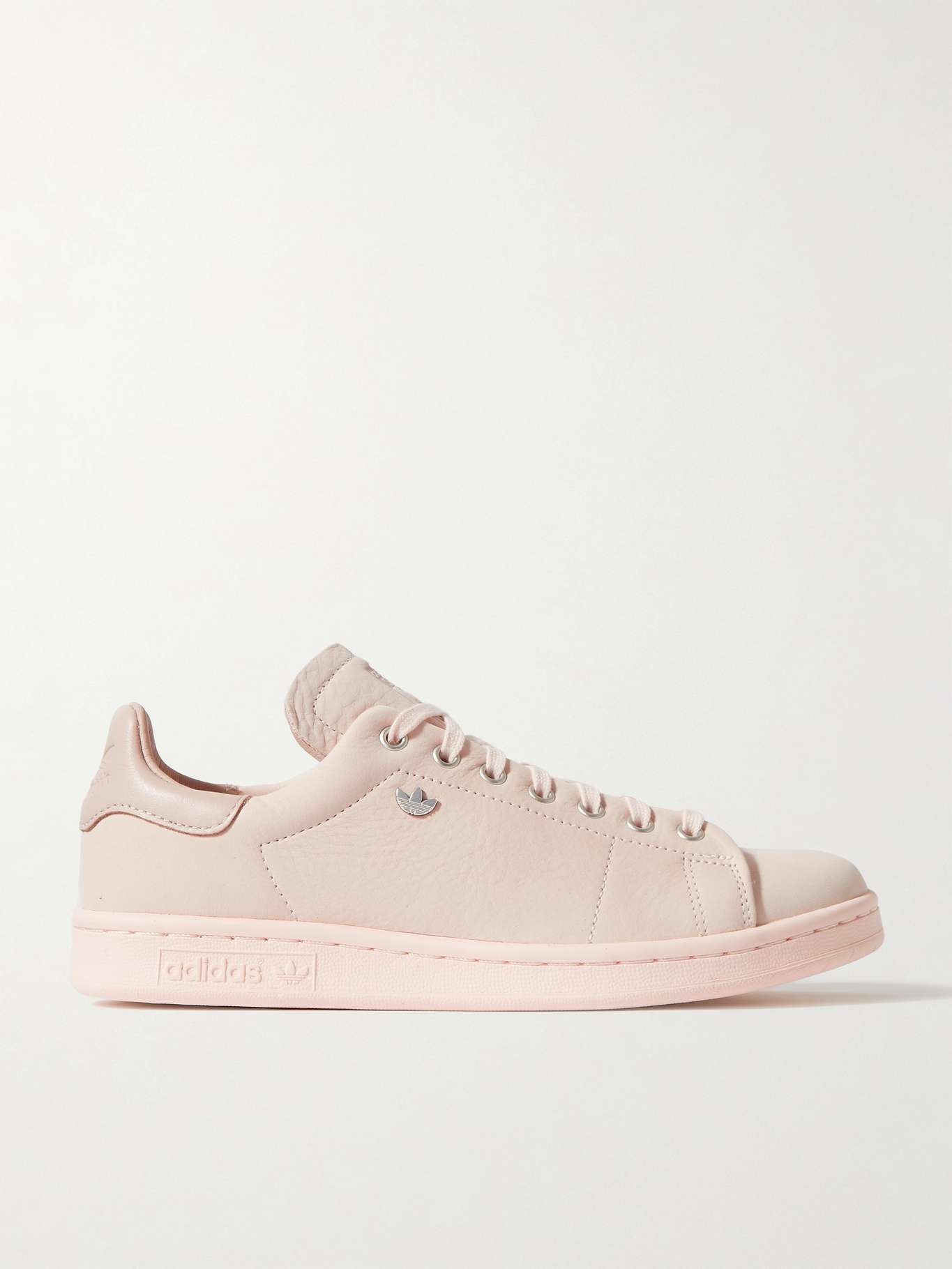 Stan Smith Lux suede-trimmed leather sneakers - 1