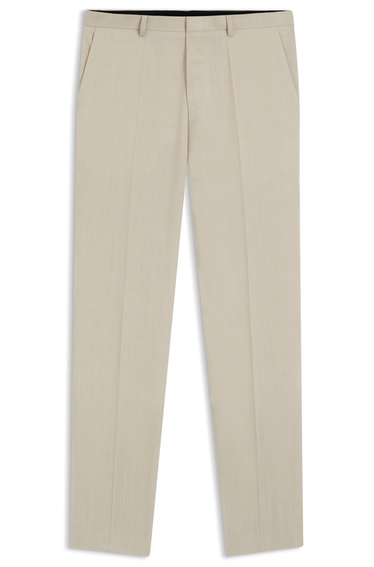 EXTRA-SLIM-FIT TROUSERS IN WOOL-BLEND POPLIN - 1