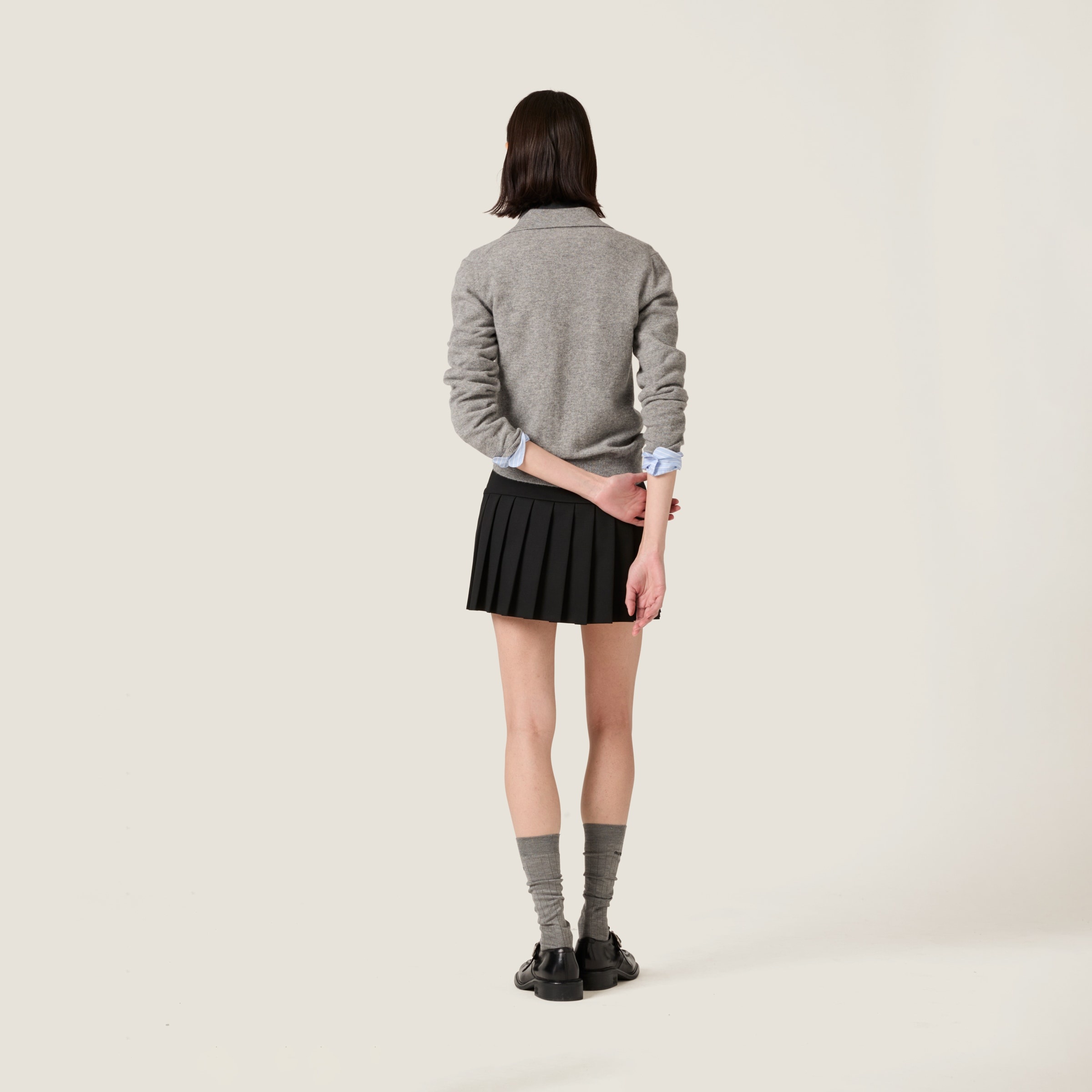 Grain de poudre wool miniskirt - 3
