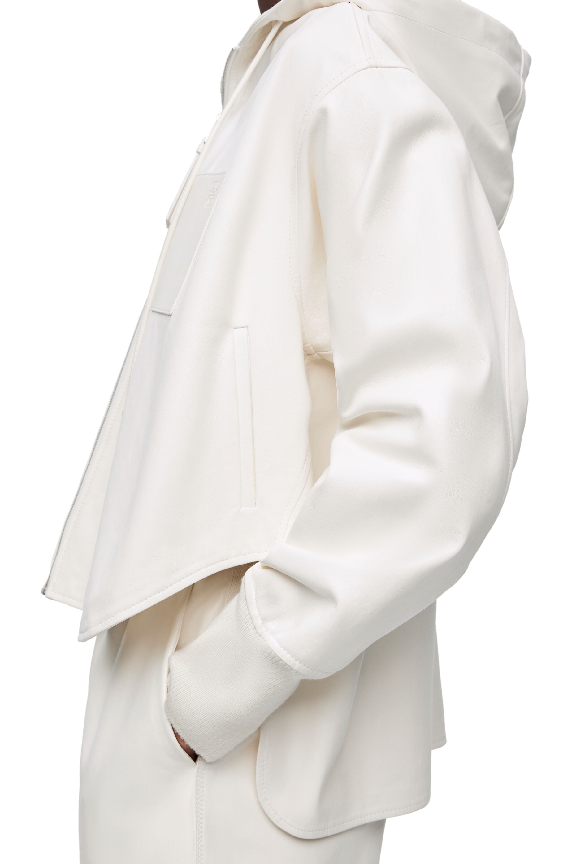 Hooded jacket in nappa lambskin - 6