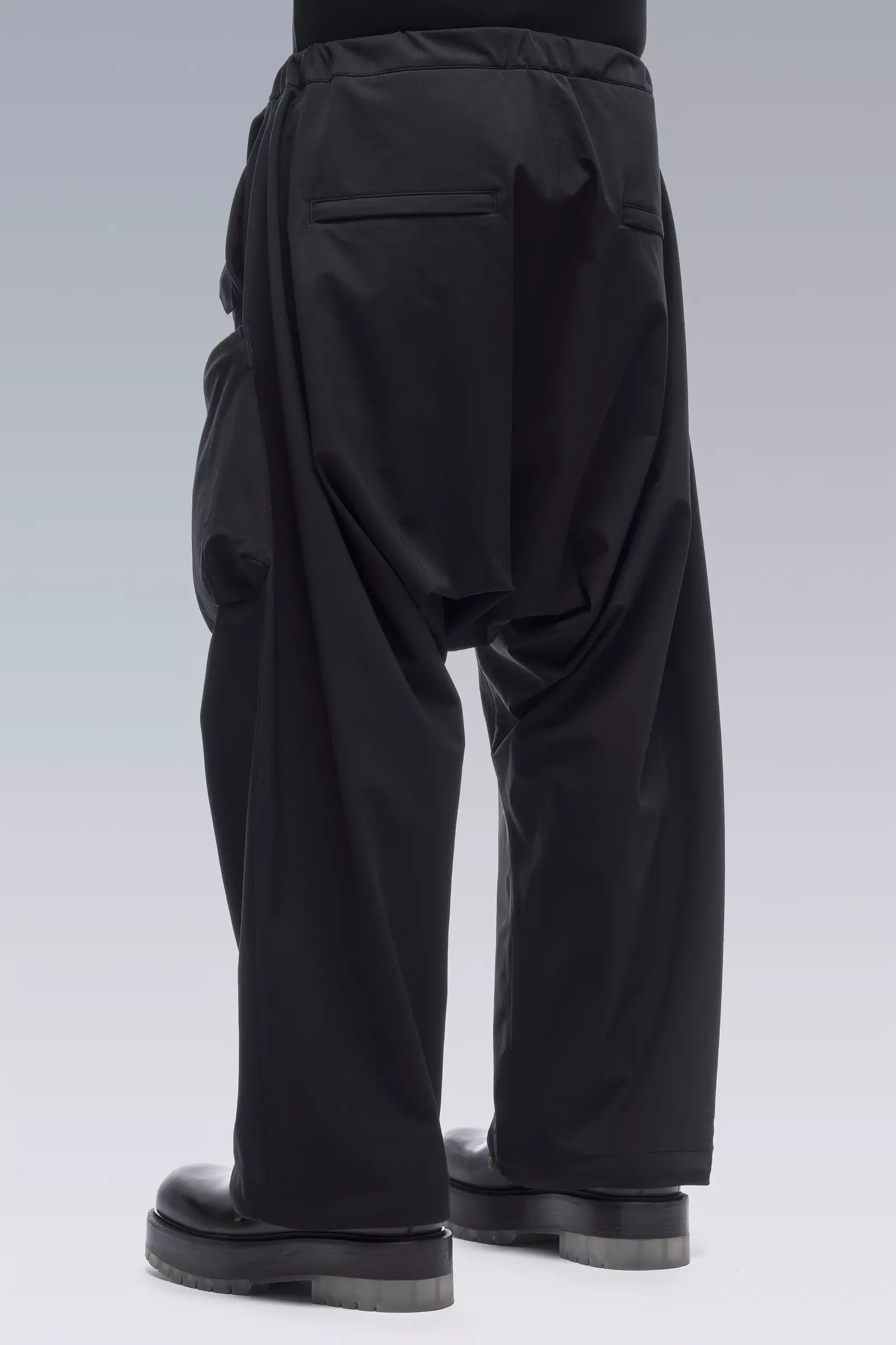 P30AL-DS Schoeller® Dryskin™ Ultrawide Drawcord Cargo Trouser Black - 10