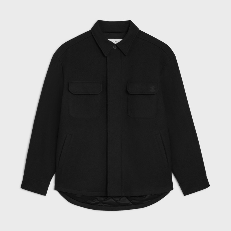 overshirt IN wool flannel 1