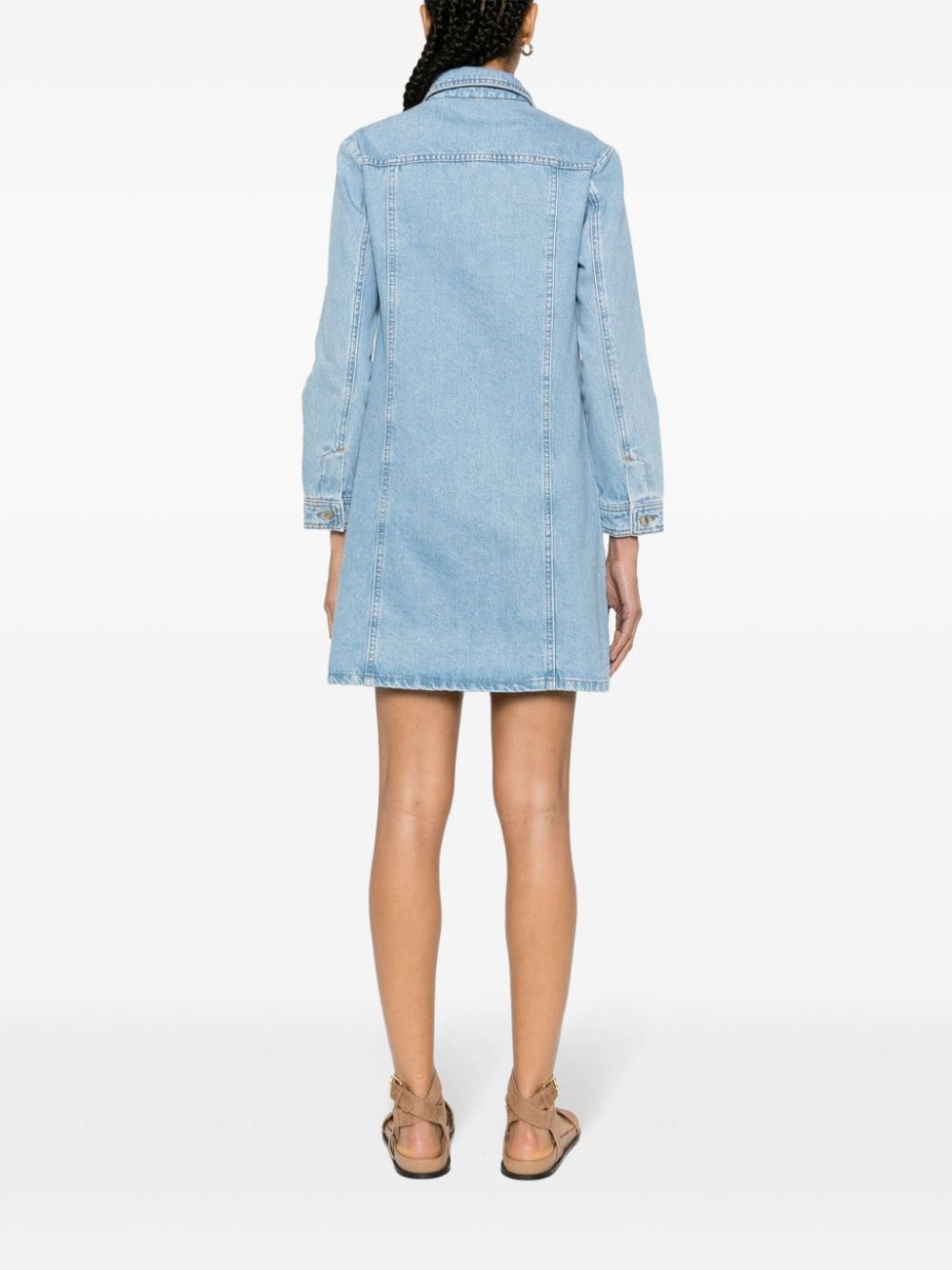 Alpine denim minidress - 4