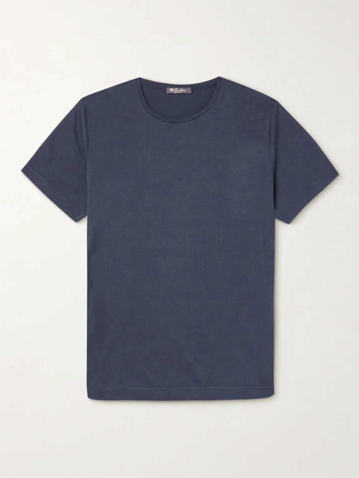 Slim-Fit Silk and Cotton-Blend Jersey T-Shirt - 1