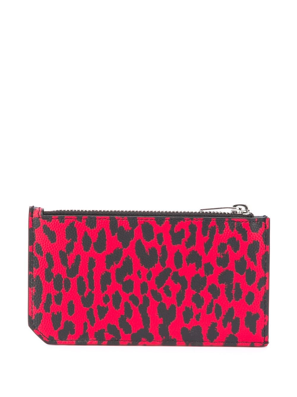 leopard-print coin purse - 2