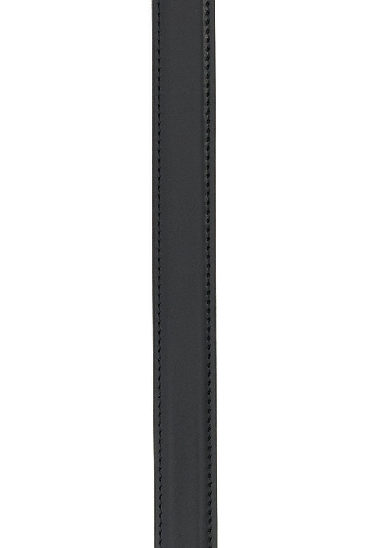 Black leather belt - 3