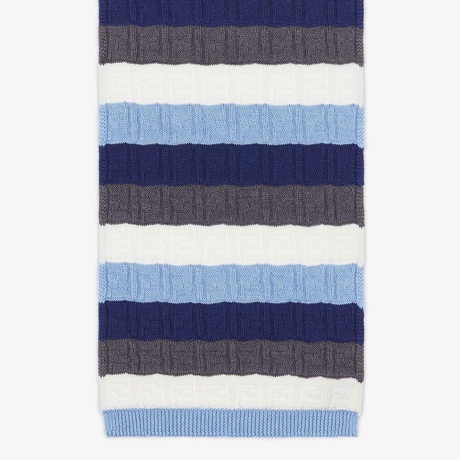 Multicolor wool scarf - 1