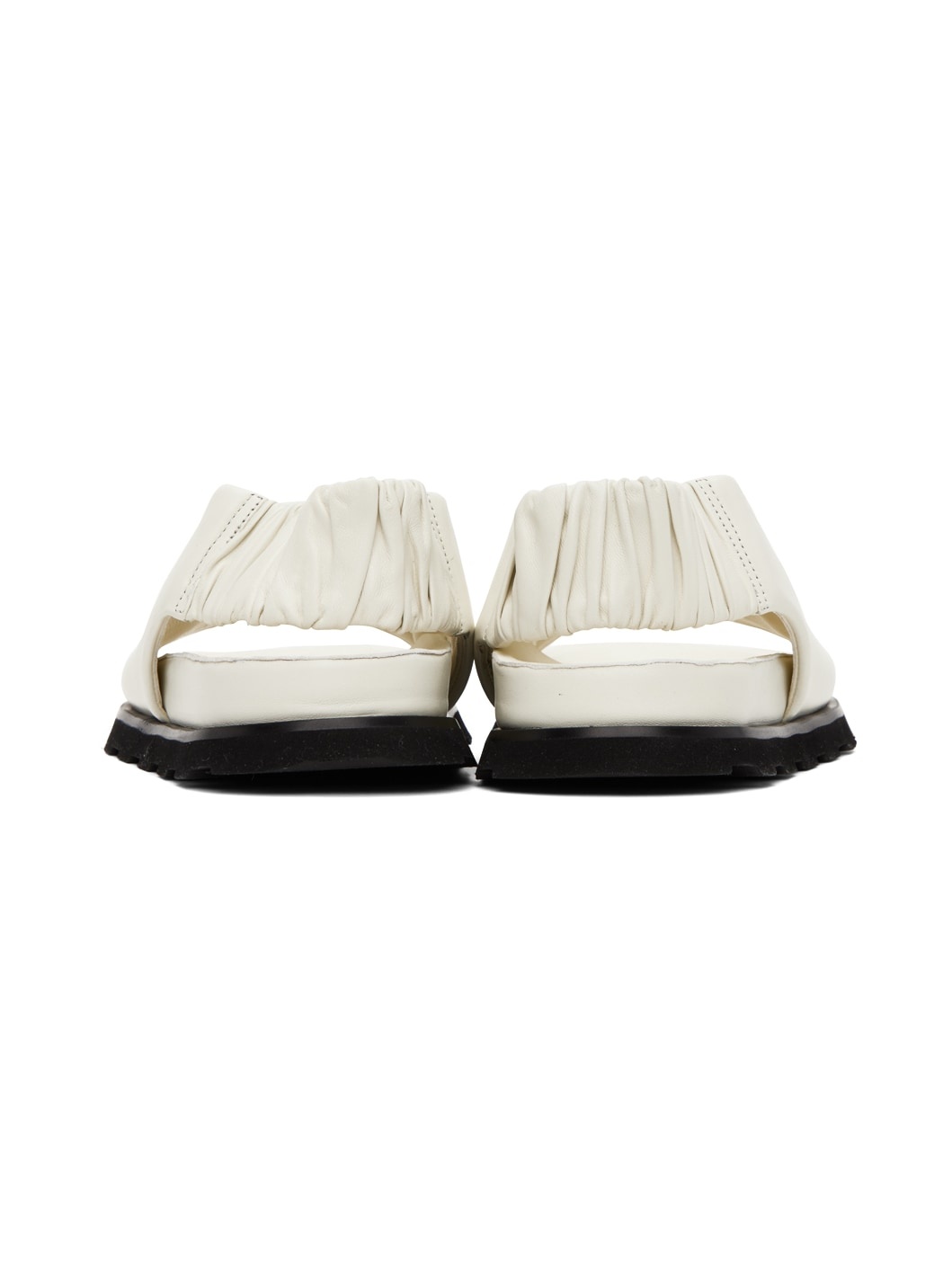 Off-White Slingback Fuss Sandals - 2
