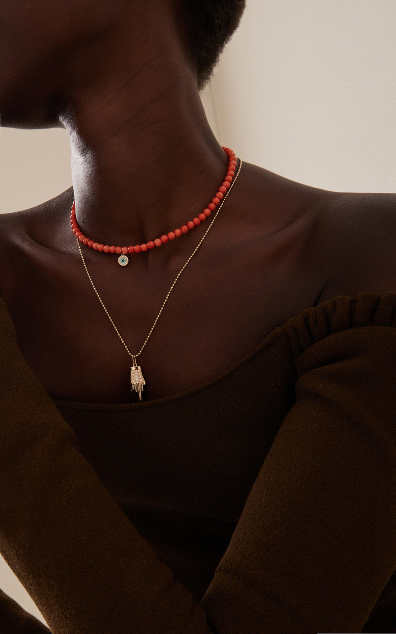 SYDNEY EVAN 14K Gold, Diamond Necklace gold outlook