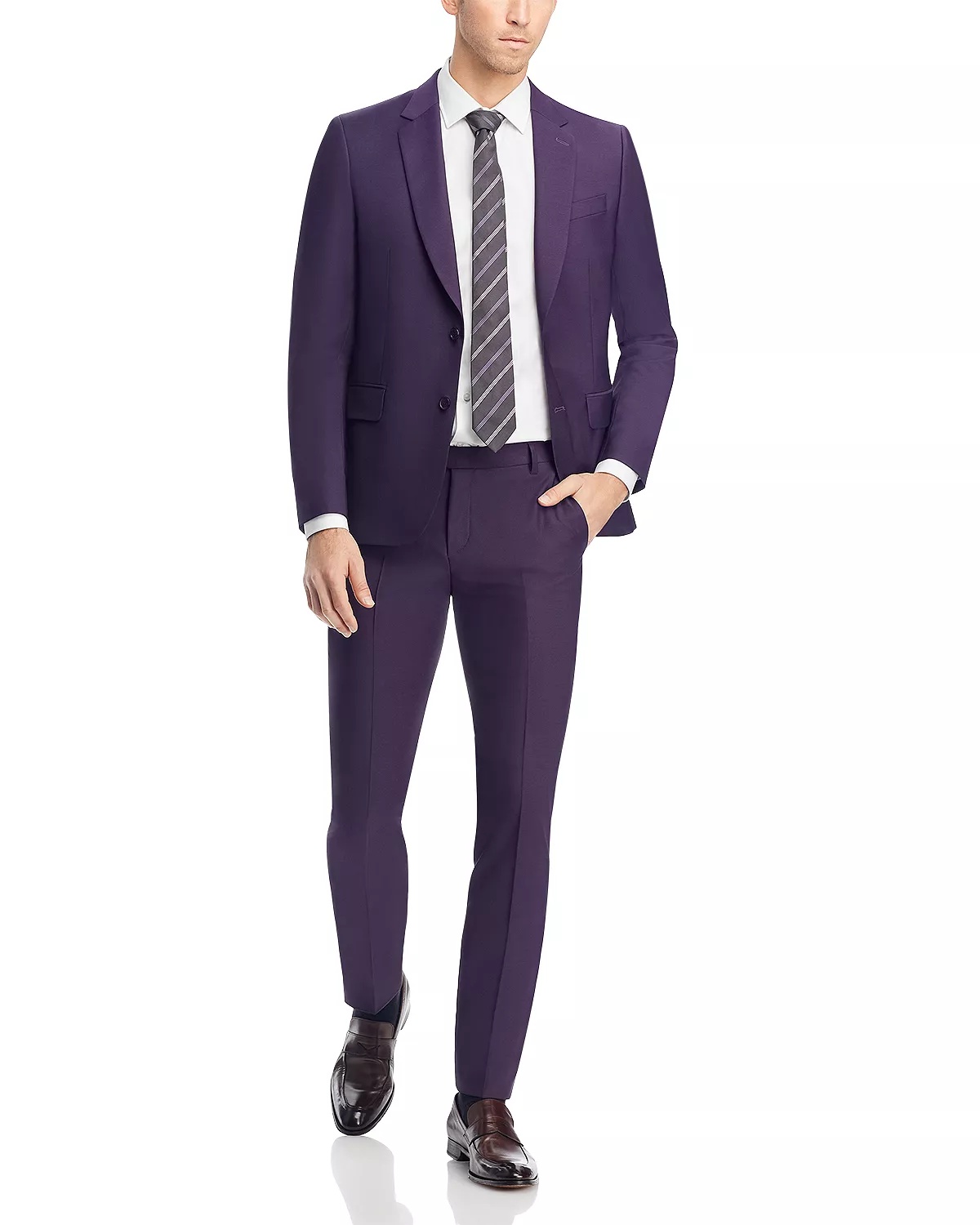 Soho Wool & Mohair Extra Slim Fit Suit - 3