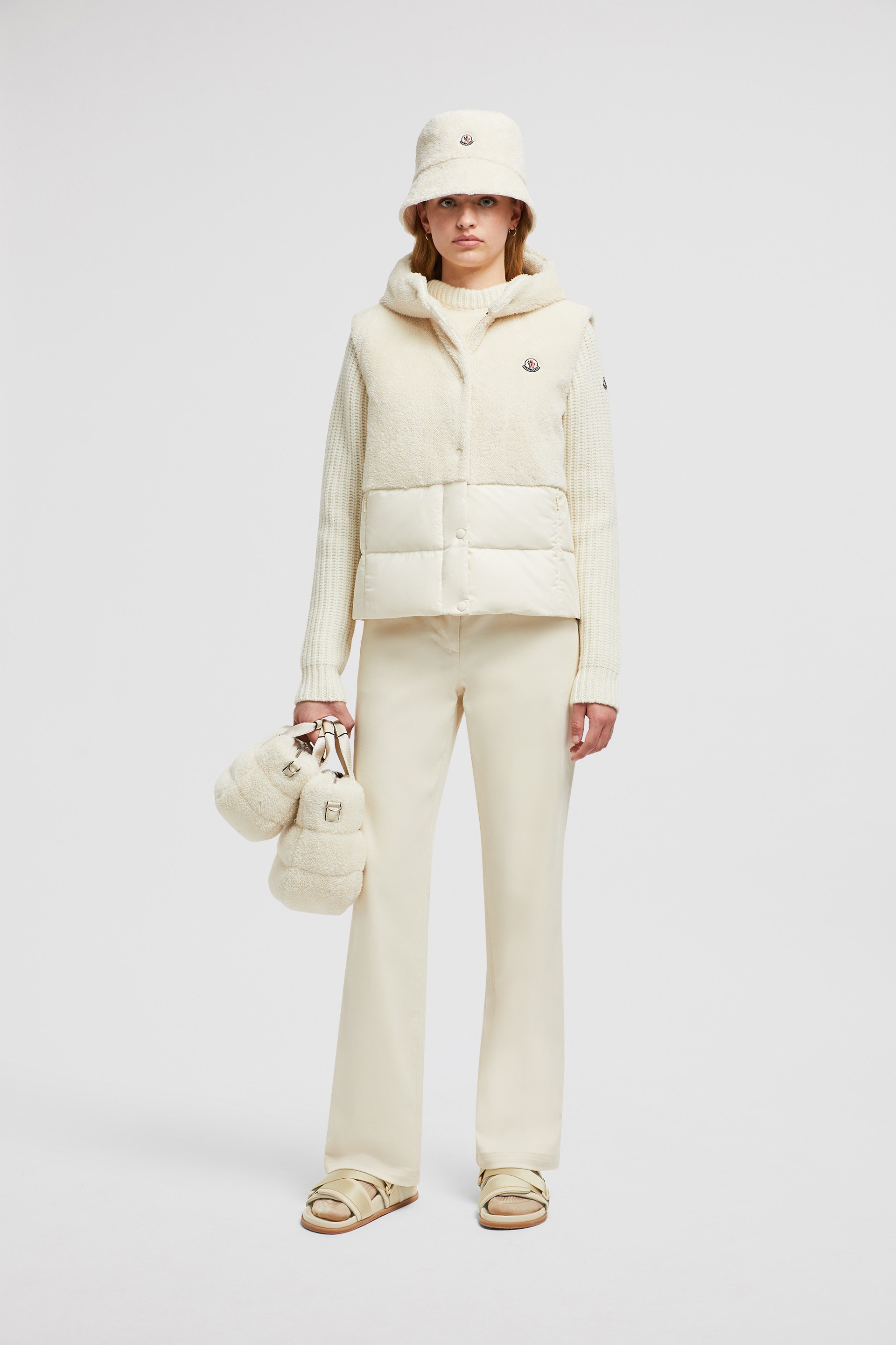Floy Teddy Hooded Down Vest - 2