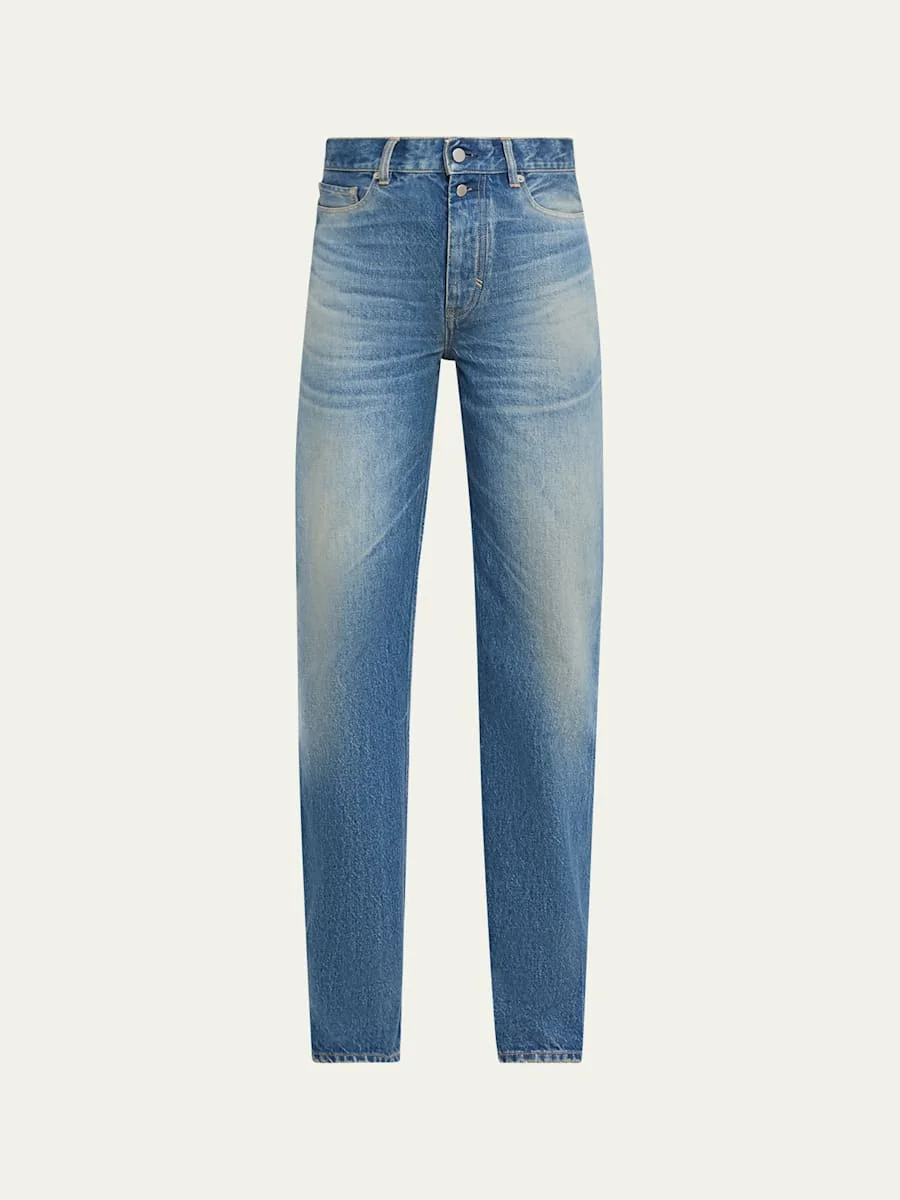 Tabetha High-Waisted Straight Jeans - 1