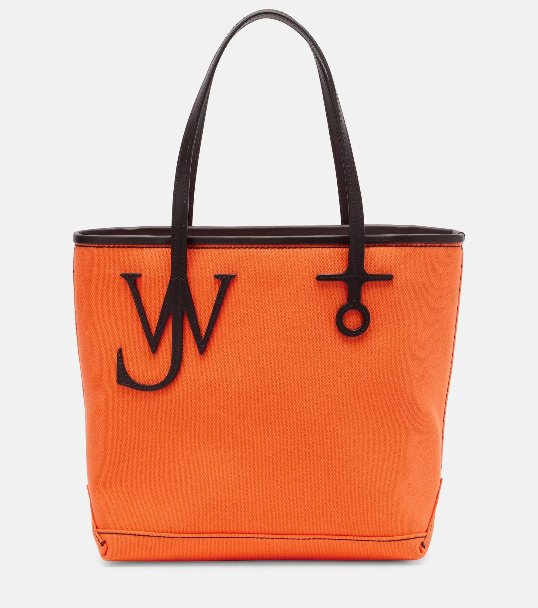 Anchor Small leather-trimmed tote bag - 1