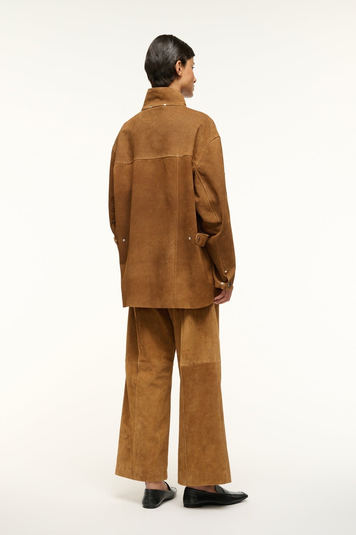 STAUD FOUNDATION JACKET TAN - 5
