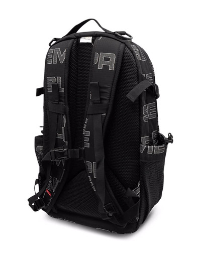 Supreme logo-print backpack "FW21" outlook