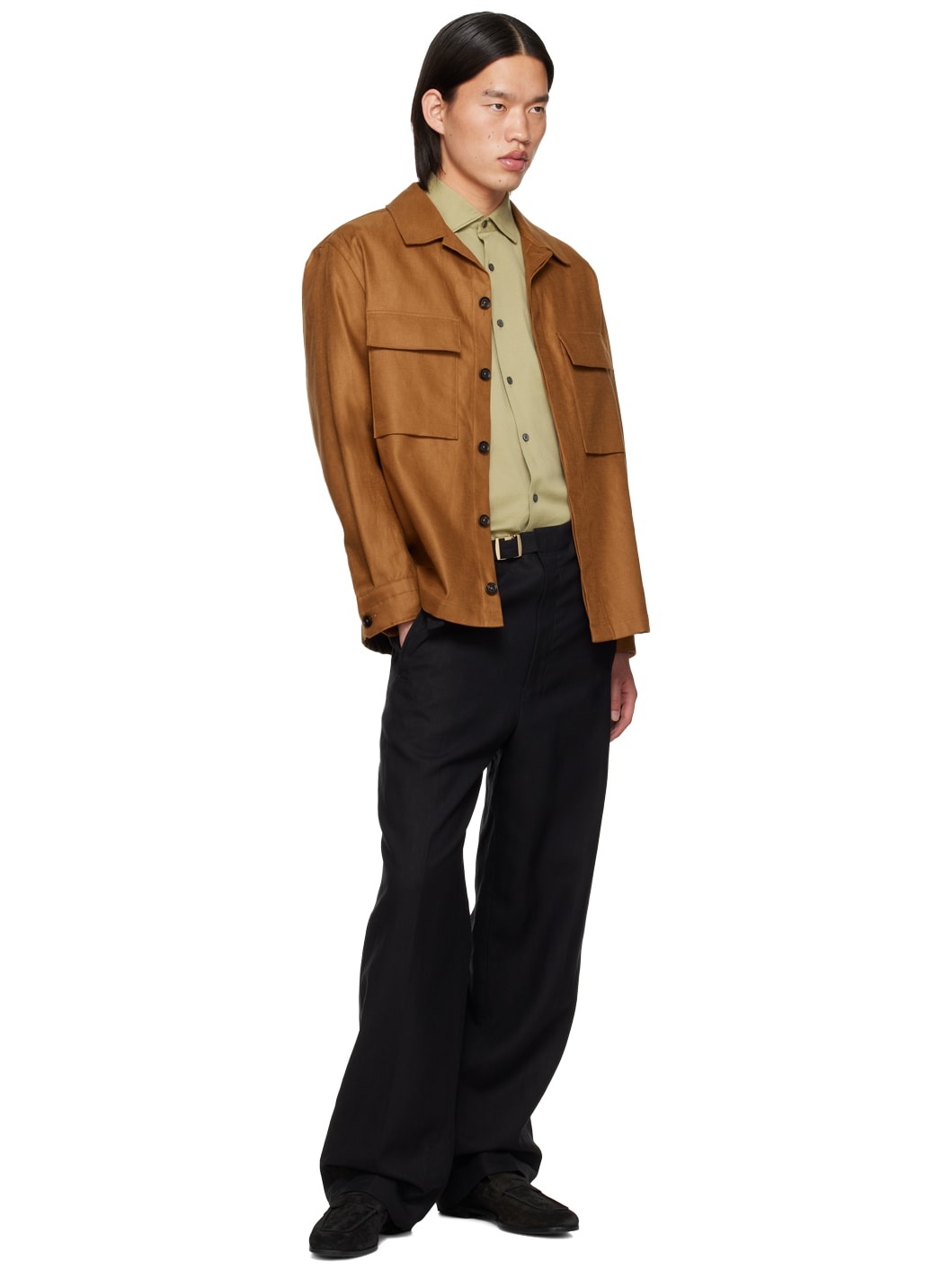 Black Belted Trousers - 4
