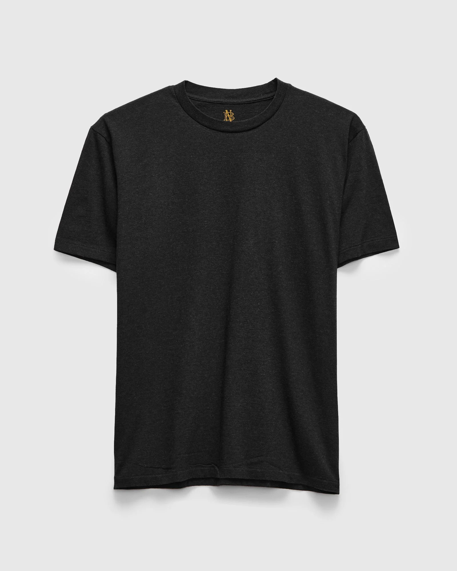 Meriyasu Light T-Shirt in Melange Black - 1