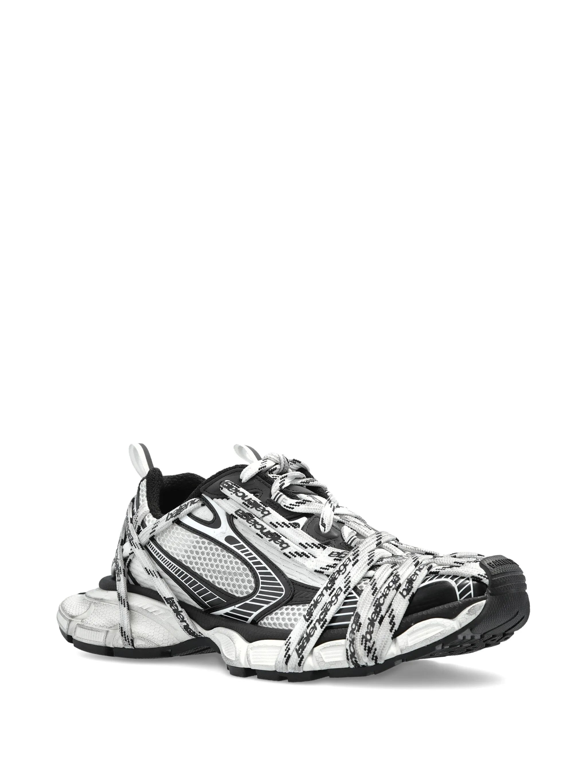 Balenciaga Lace-up Logo Sneakers - 3