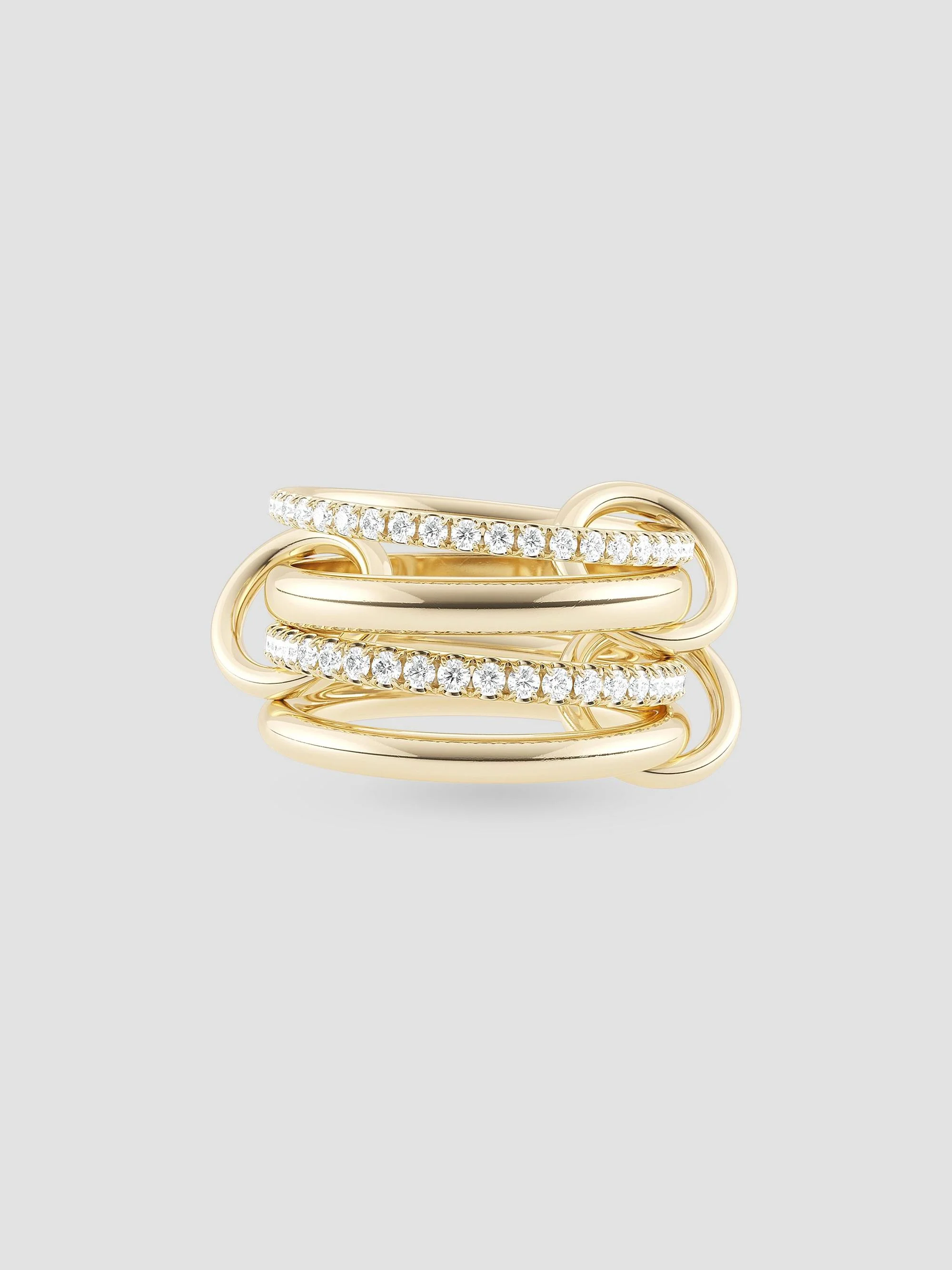 Women's Galaxy Polaris 18K Yellow Gold & Diamond Ring - Yellow Gold - 1