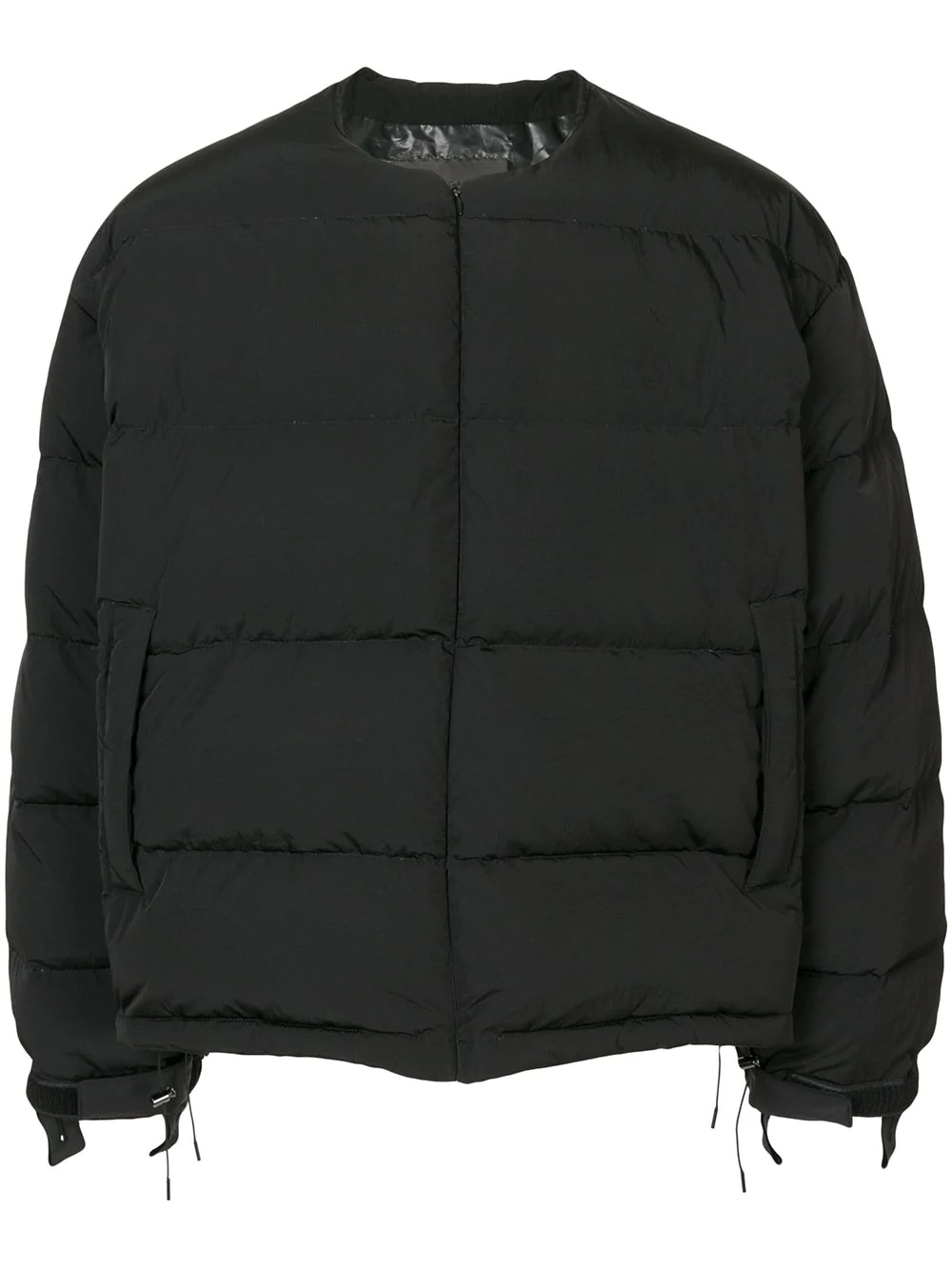 zipped padded jacket - 1