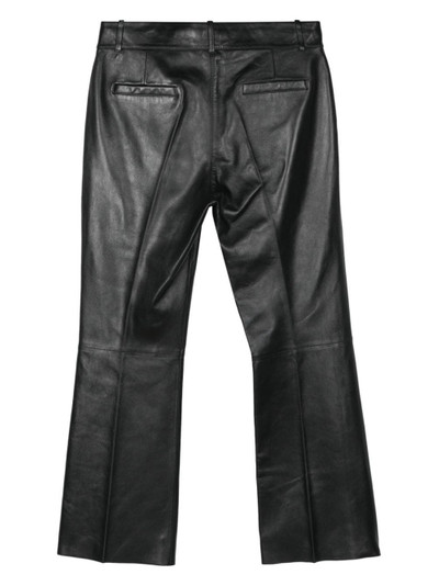 STAND STUDIO Zia tailored leather pants outlook