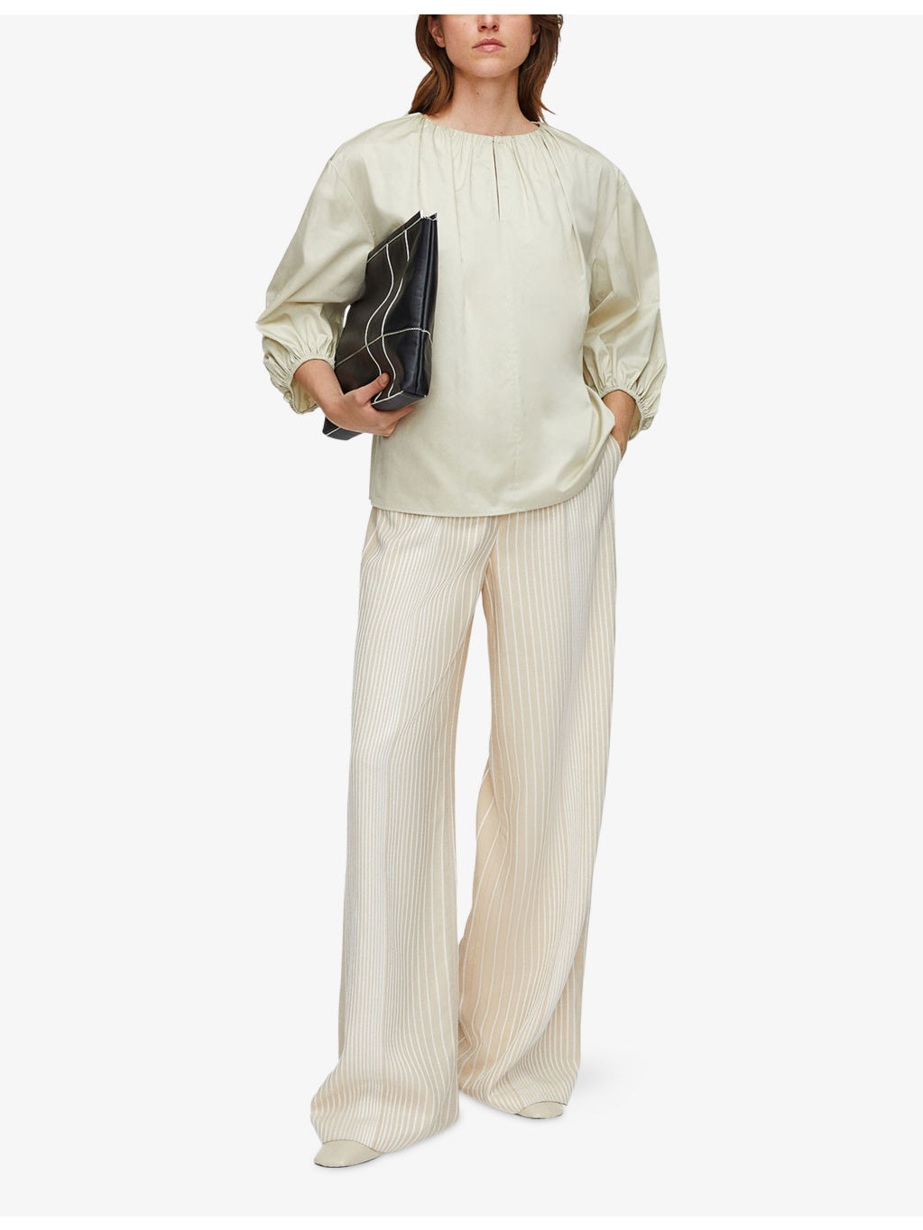 Godin Balloon-Sleeved Cotton Blouse - 2