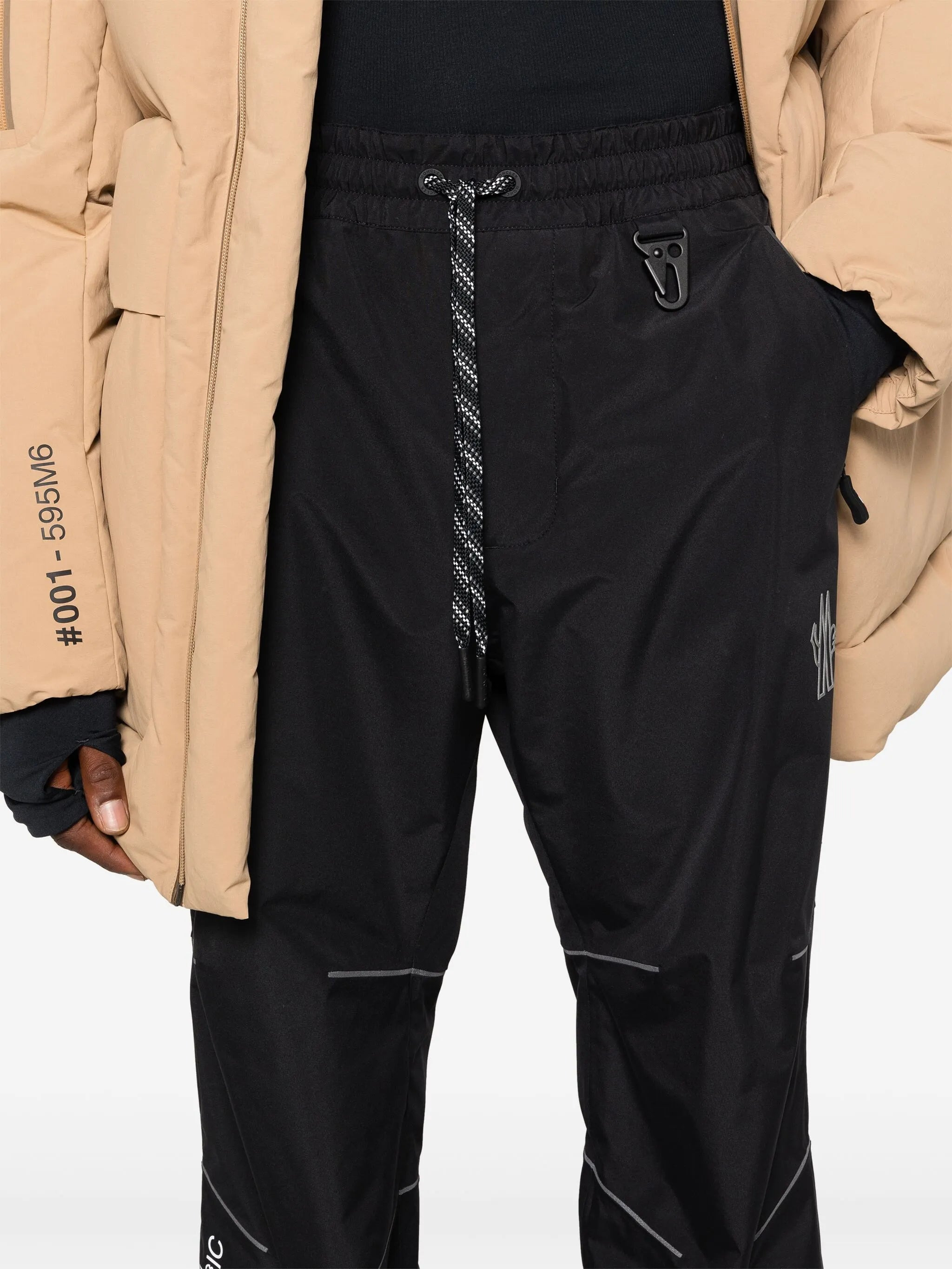 logo-embossed track pants - 5