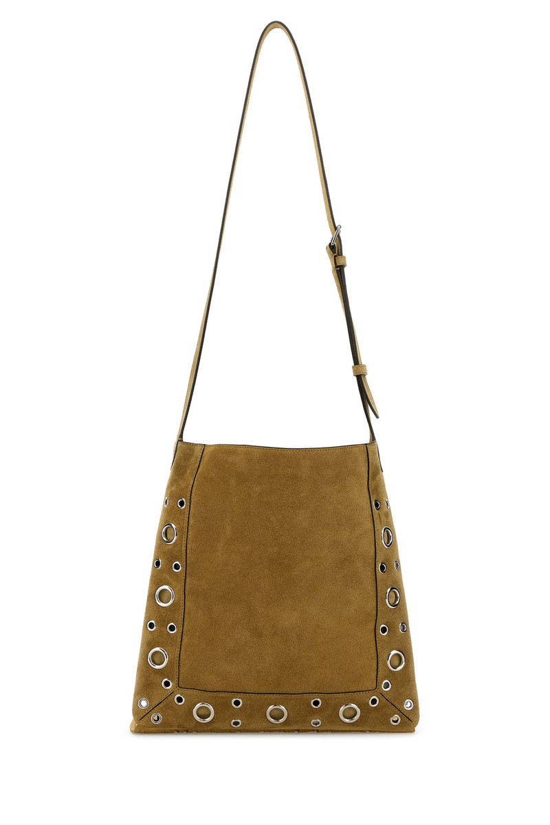 Beige suede Nellcôte crossbody bag 3