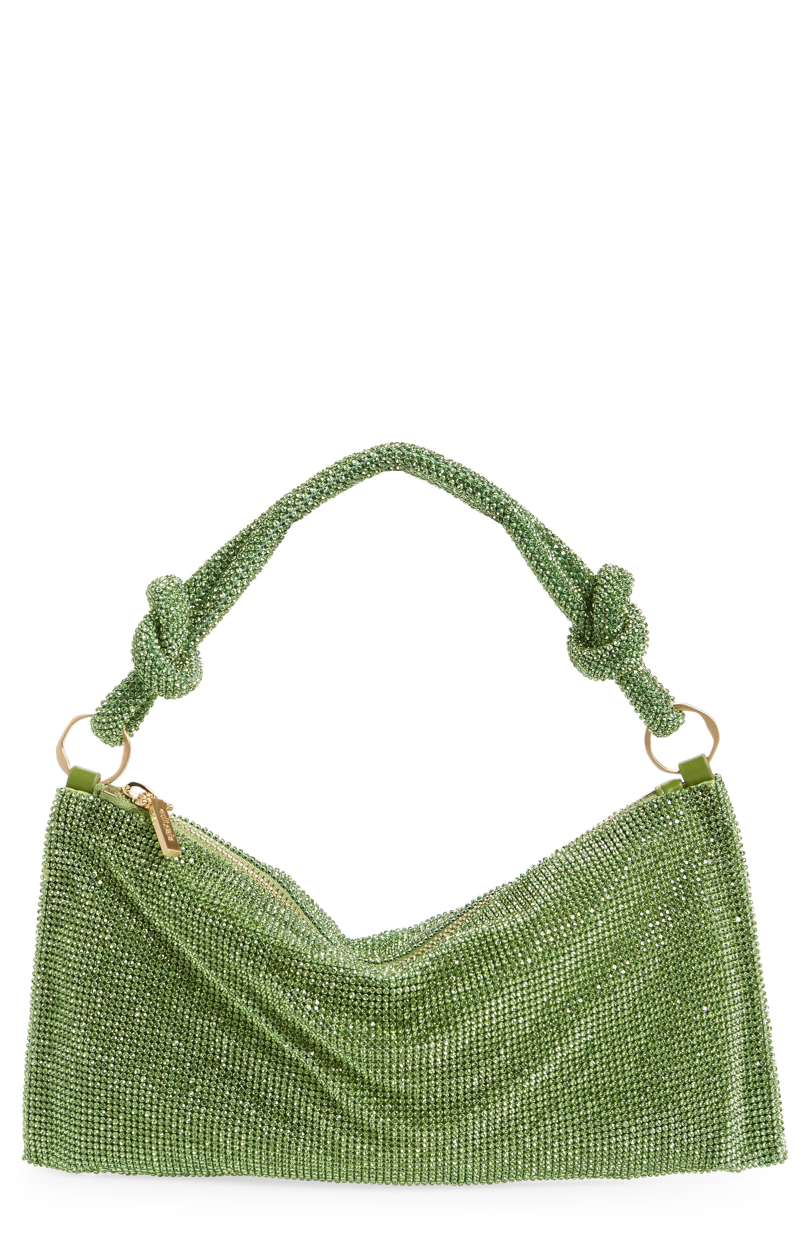 Cult Gaia Hera Nano Rhinestone Shoulder Bag in Palm at Nordstrom - 1